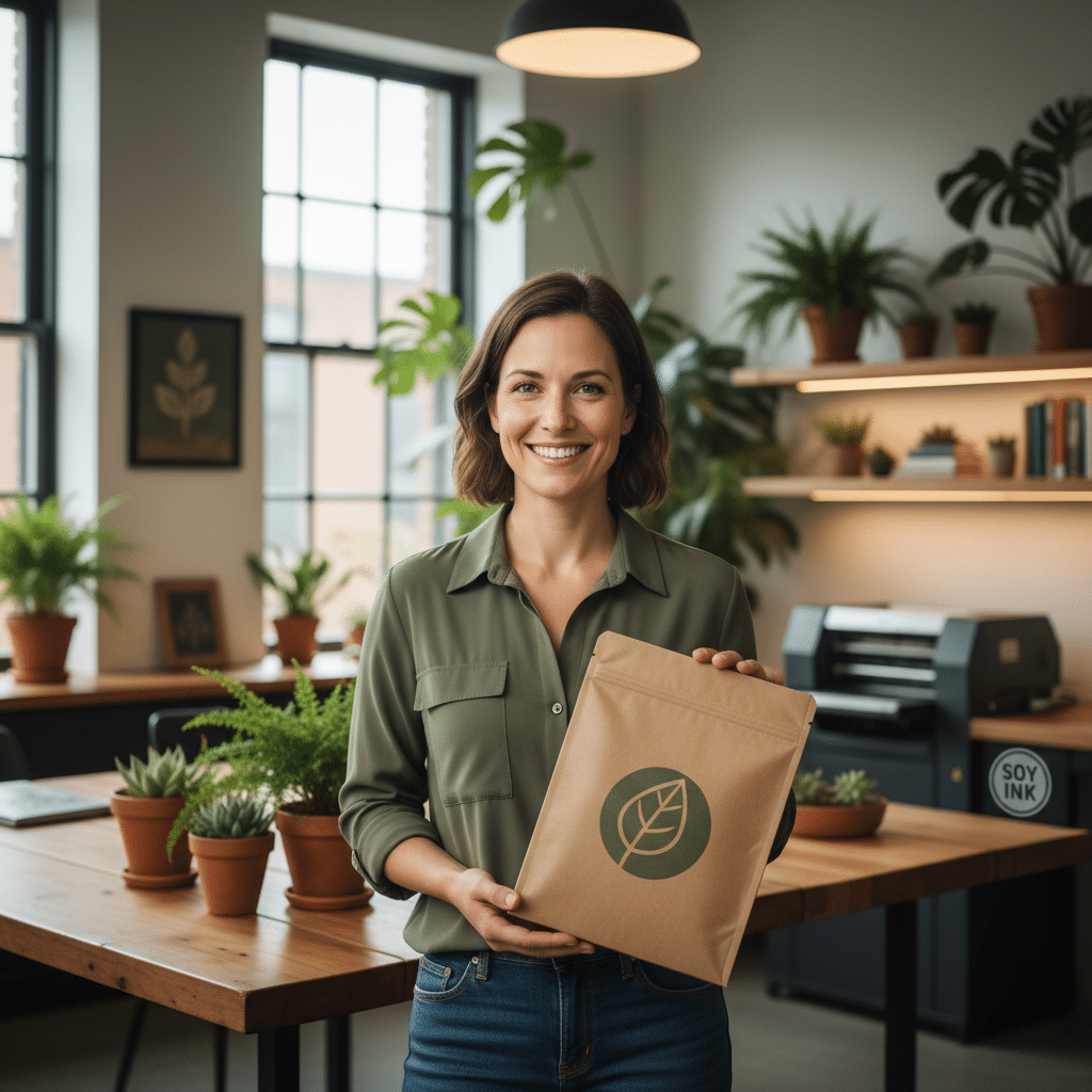 หมึกพิมพ์รักษ์โลก (Soy Ink): ดีต่อโลก ดีต่อแบรนด์ SME - eco-friendly-soy-ink-printing-sme