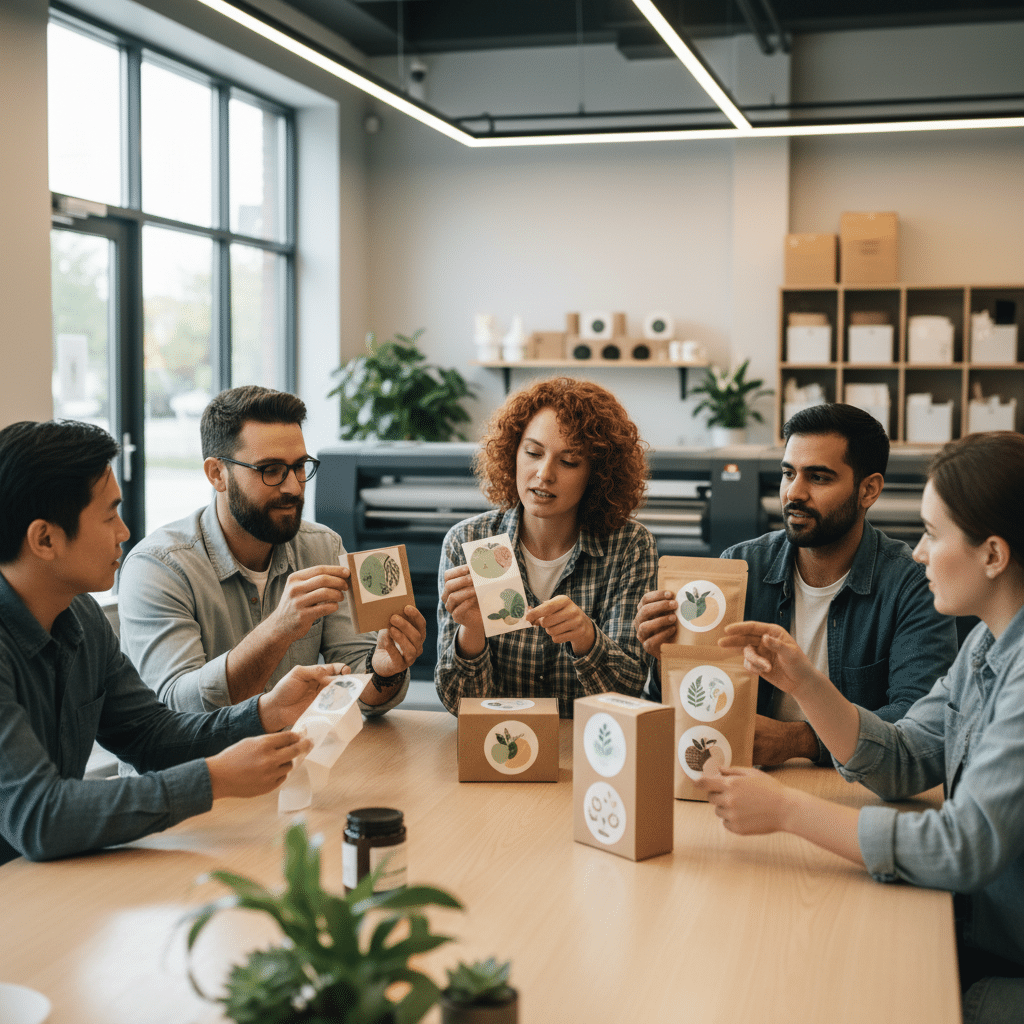 เทรนด์รักษ์โลก! พิมพ์สติ๊กเกอร์-ฉลาก Eco-Friendly ปี 2026 - eco-friendly-sticker-printing-trend-2026