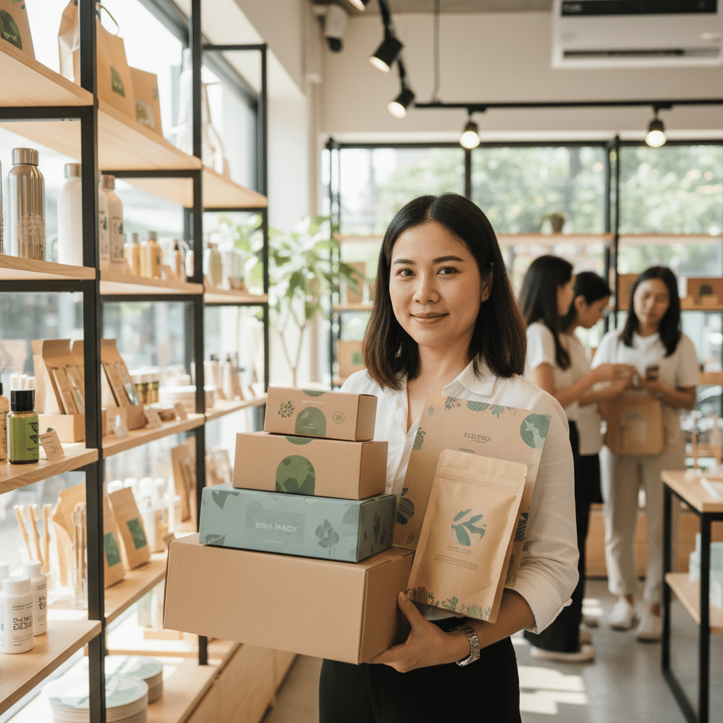 แพคเกจจิ้งรักษ์โลก: เทรนด์ SME ไทยต้องรู้ ปี 2026 - eco-packaging-trends-sme-2026
