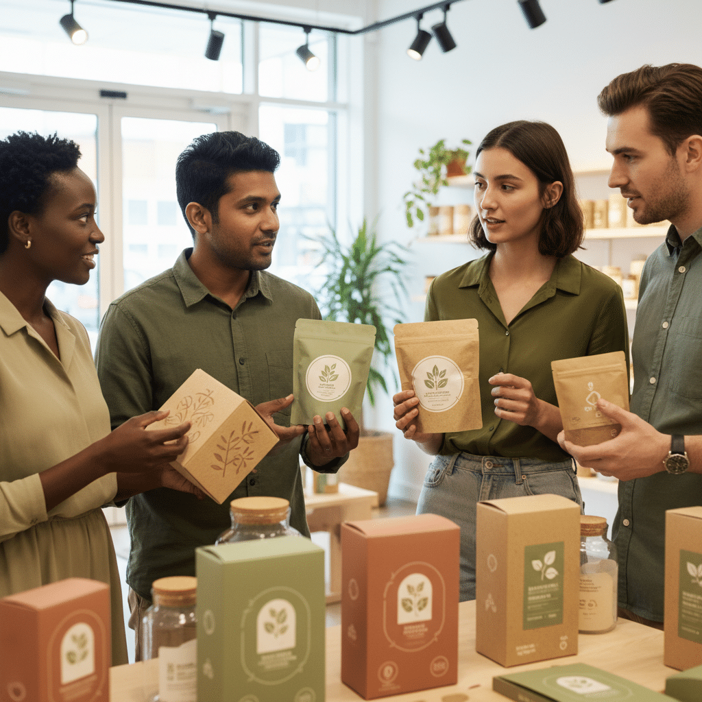 เทรนด์บรรจุภัณฑ์รักษ์โลก 2569 พิมพ์ยังไงให้แบรนด์ SME โต - eco-packaging-trends-sme-2026