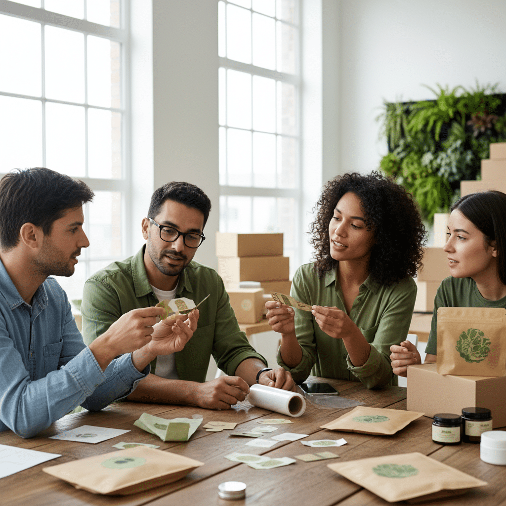 เทรนด์สติ๊กเกอร์รักษ์โลก 2026 พิมพ์ฉลากแบบไหนดีต่อโลก - eco-sticker-label-trends-2026