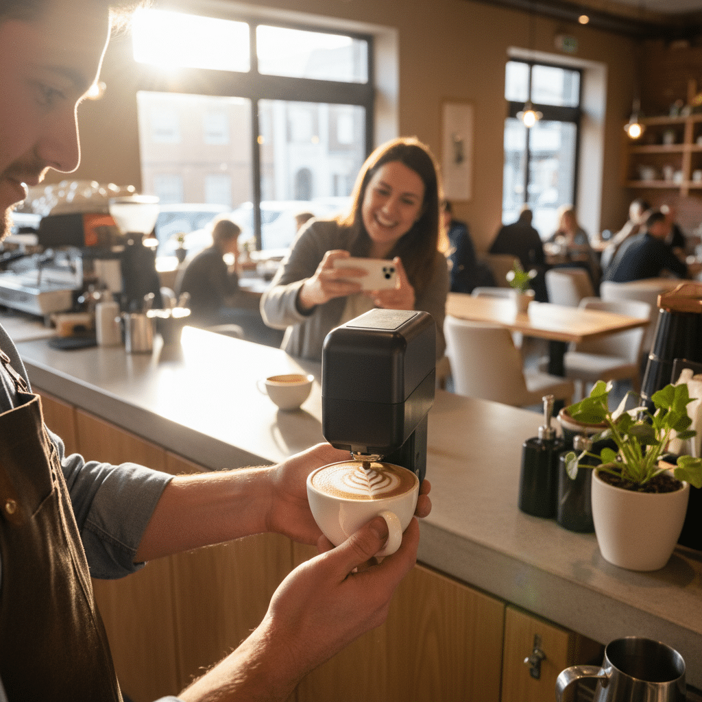 หมึกกินได้: พิมพ์โลโก้บนอาหาร เทรนด์ใหม่คาเฟ่ต้องมี - edible-ink-food-printing-cafe-trend