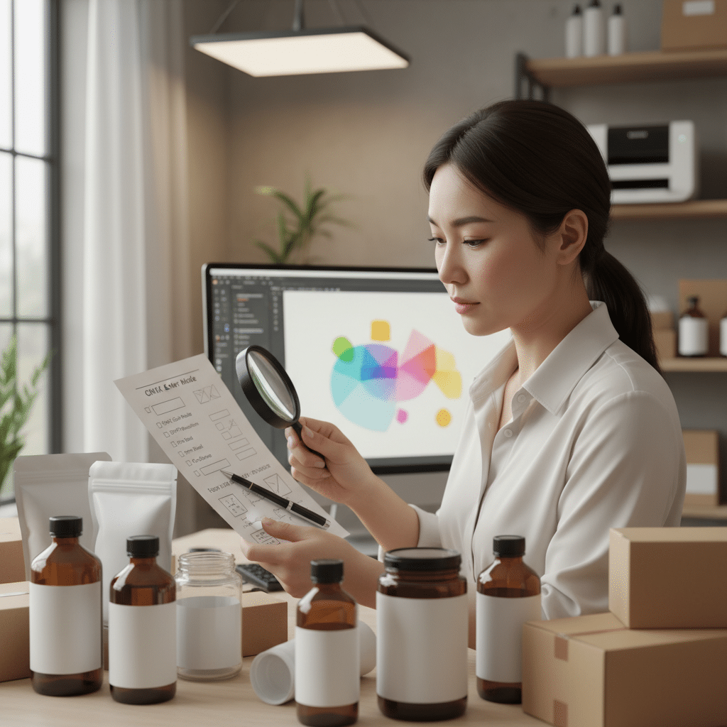 เช็กลิสต์ไฟล์งานพิมพ์ฉลากสินค้า: SME ส่งโรงพิมพ์รอบเดียวผ่าน - file-prep-checklist-label-printing