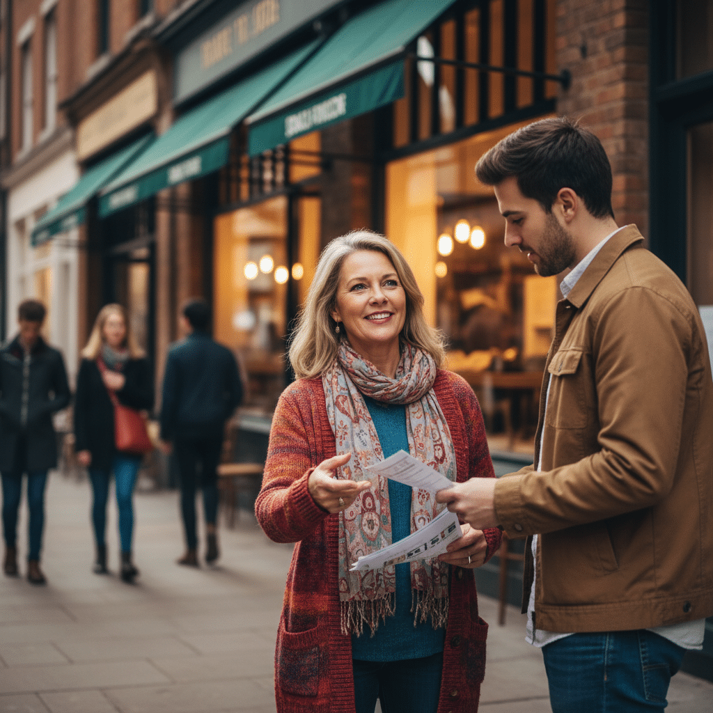 ใบปลิว-โบรชัวร์ยังเวิร์ค! กลยุทธ์ Local Marketing สำหรับ SME - flyer-brochure-local-marketing-sme