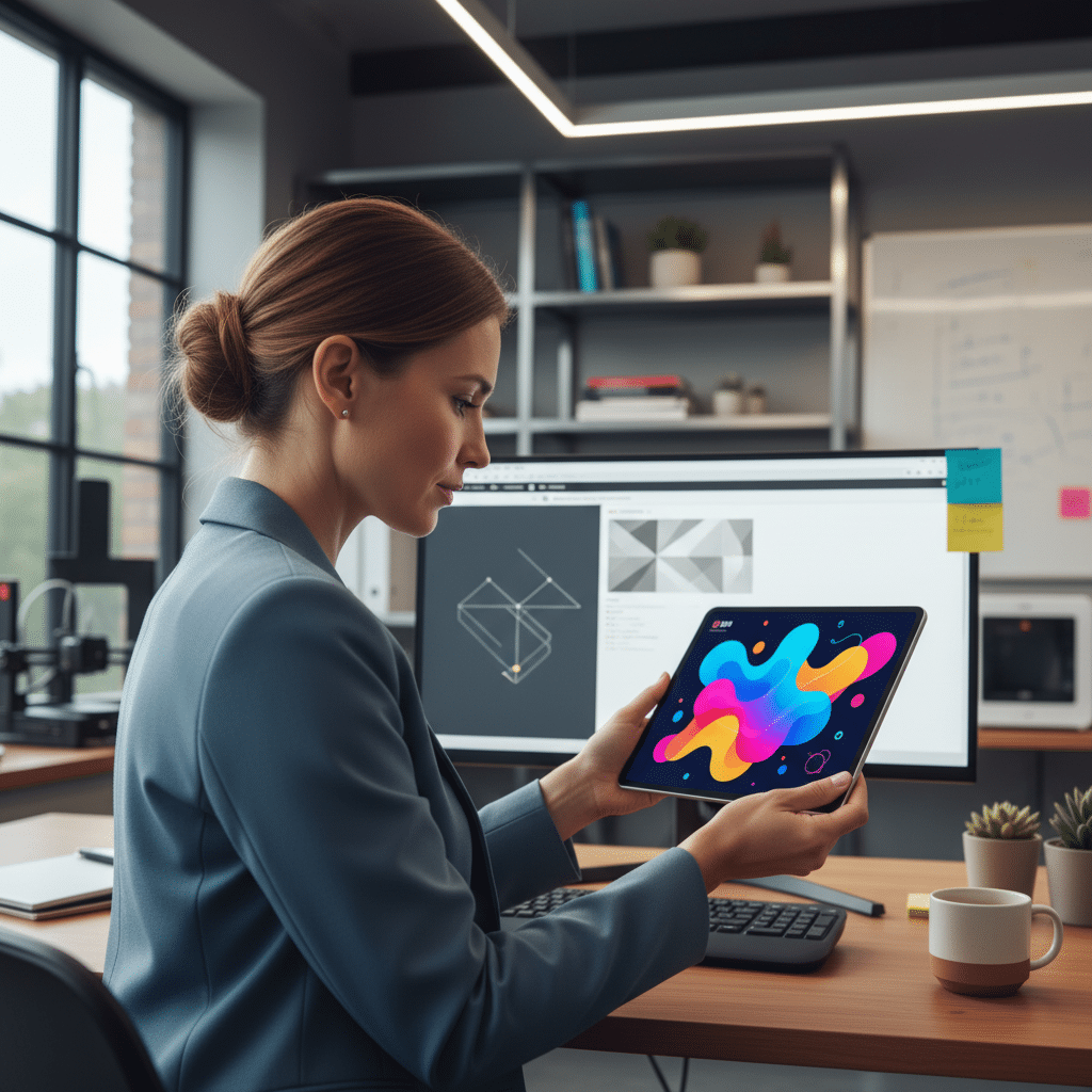 AI ออกแบบโลโก้? เทรนด์ Generative AI กับงานดีไซน์ SME - generative-ai-design-sme-future