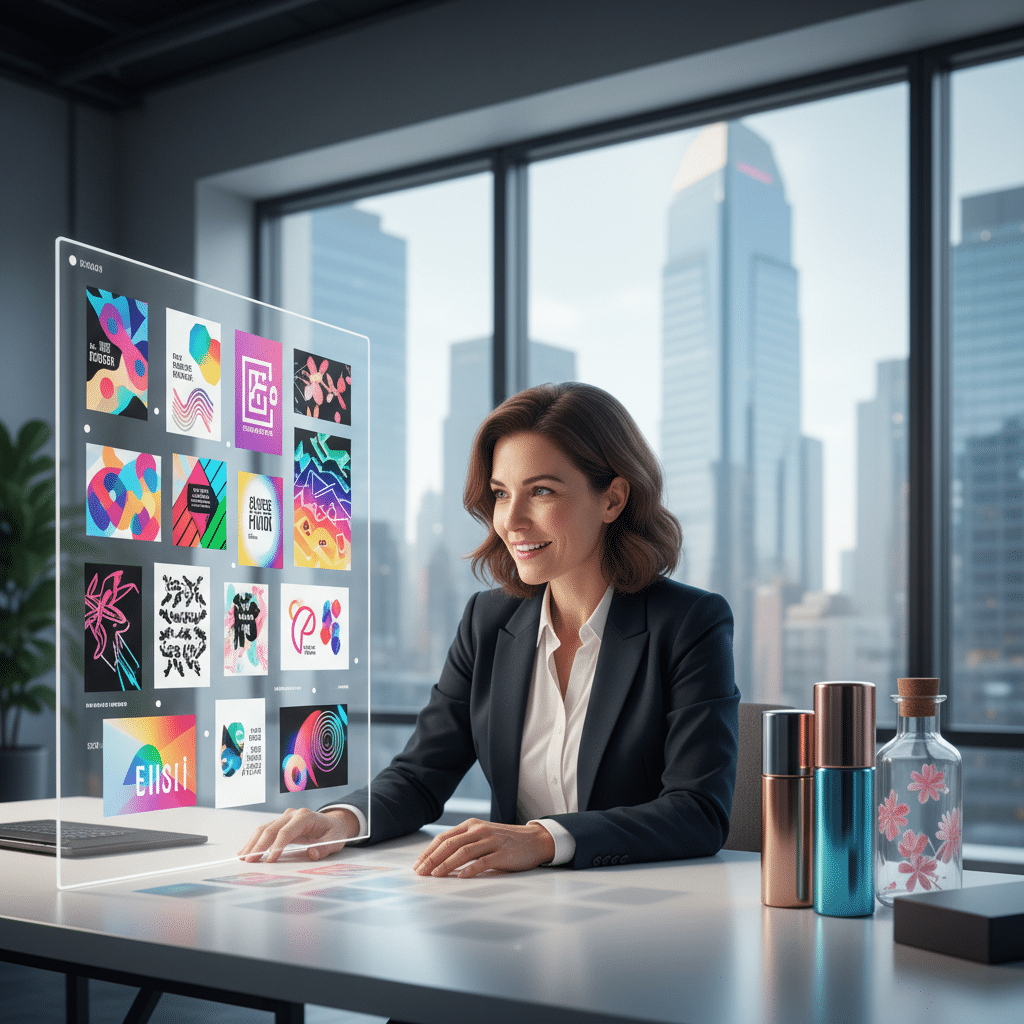 AI ออกแบบฉลาก: เทรนด์ใหม่ที่ SME ต้องรู้ก่อนใครในปี 2027 - generative-ai-label-design-trend