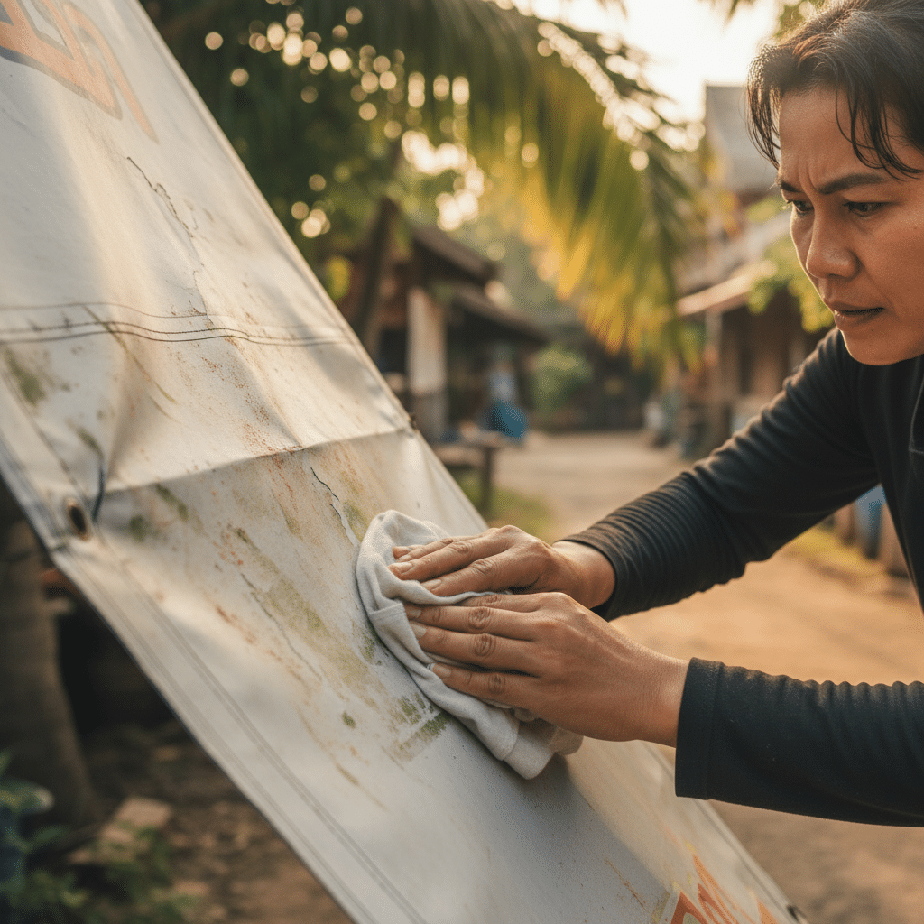 ป้ายไวนิลเก่าเร็ว? 5 วิธีเก็บรักษางานพิมพ์ในอากาศร้อนชื้น - how-to-store-print-materials-humid-climate