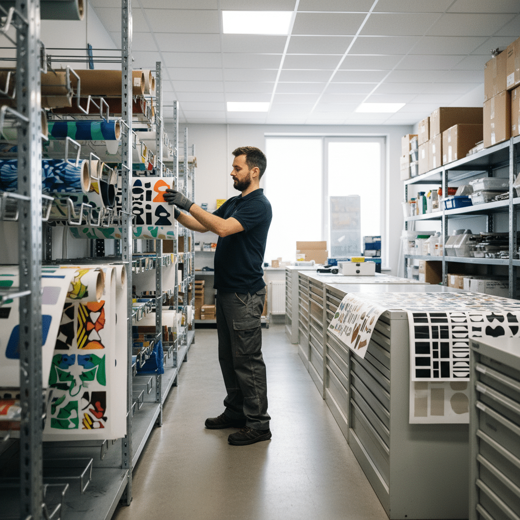 เก็บสื่อสิ่งพิมพ์อย่างไร? ยืดอายุสติ๊กเกอร์-ป้ายไวนิลให้สีสด - how-to-store-printed-materials