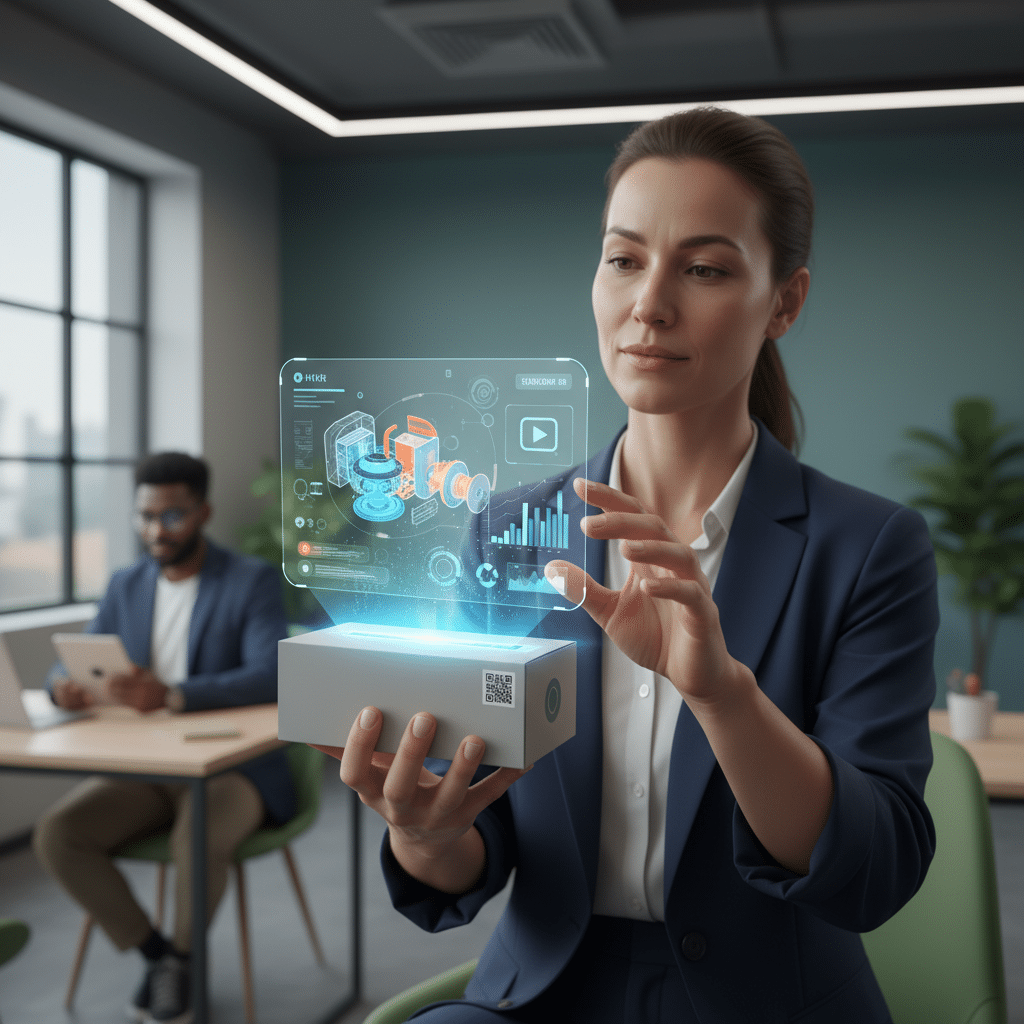 สื่อสิ่งพิมพ์ยุคใหม่: AR พลิกโฉมการตลาด SME ปี 2026 - interactive-print-ar-marketing-sme-2026