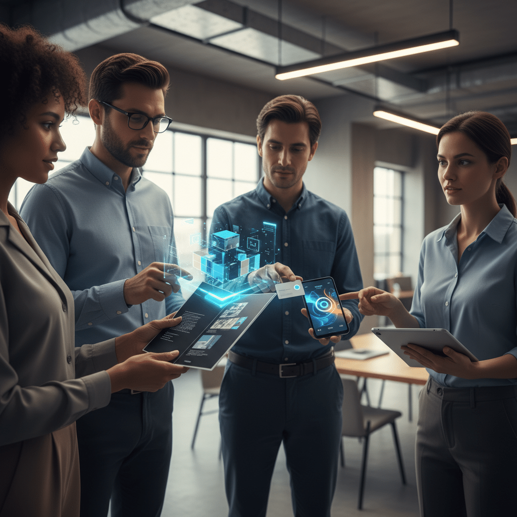 สื่อสิ่งพิมพ์ยุคใหม่: AR และ NFC จะเปลี่ยนโบรชัวร์ไปตลอดกาล - interactive-print-ar-nfc-future