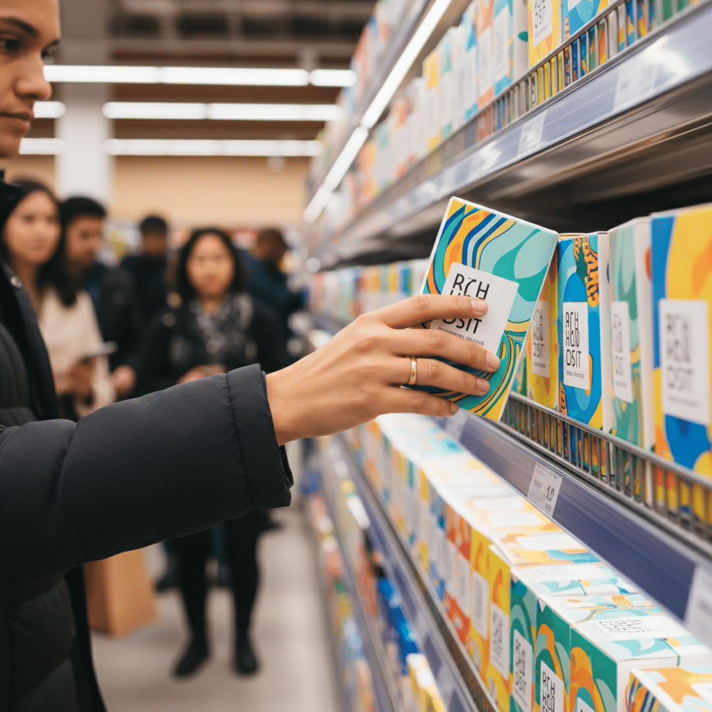 จิตวิทยาการพิมพ์: 5 เทคนิคออกแบบฉลากให้คนหยิบ - label-design-psychology-tips