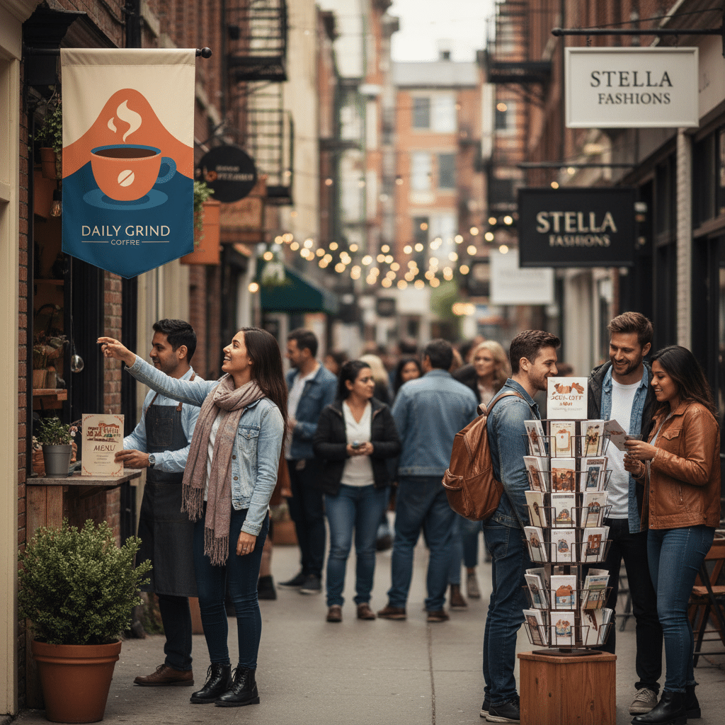 ปักหมุดร้าน! 5 สื่อสิ่งพิมพ์ดึงลูกค้าเข้าร้านแบบ Local - local-print-marketing-sme-thailand