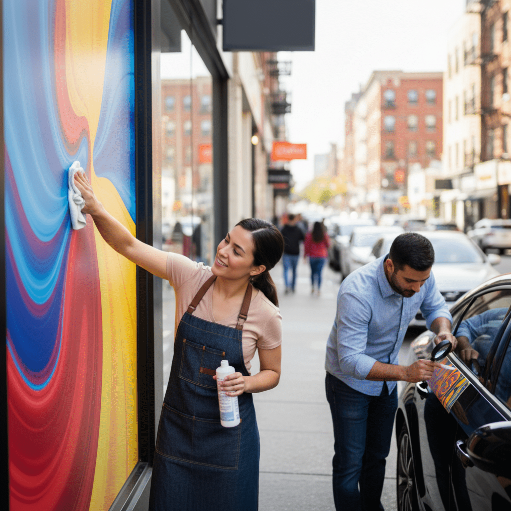 ยืดอายุสีป้ายไวนิล-สติ๊กเกอร์ เคล็ดลับดูแลให้สดใหม่เสมอ - maintain-vinyl-sign-sticker-life