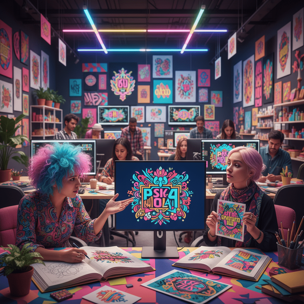 ลืมมินิมอล! เทรนด์ Maximalism ครองวงการออกแบบโลโก้ 2026 - maximalism-logo-design-trend-2026