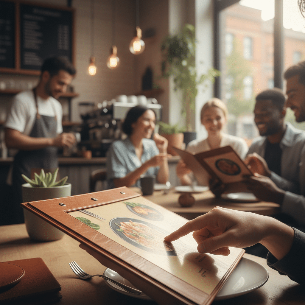 เทคนิคออกแบบเมนูอาหาร เพิ่มยอดขายให้ร้านปัง - menu-design-increase-restaurant-sales