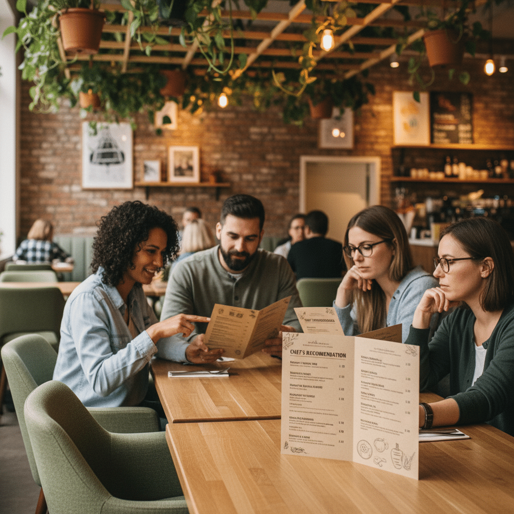 จิตวิทยาออกแบบเมนู: จัดวางยังไงให้ลูกค้าสั่งเพิ่ม - menu-design-psychology-increase-sales