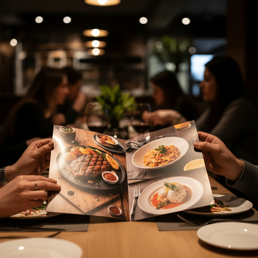 จิตวิทยาออกแบบเมนู: จัดวางอย่างไรให้ลูกค้าสั่งจานเด็ด - menu-design-psychology-increase-sales