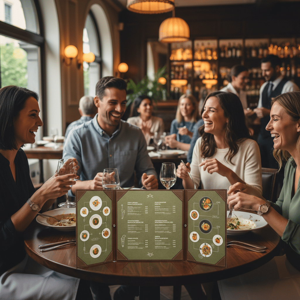 จิตวิทยาออกแบบเมนู: จัดเลย์เอาท์เพิ่มยอดขายให้ร้านอาหาร - menu-design-psychology-sme-restaurants