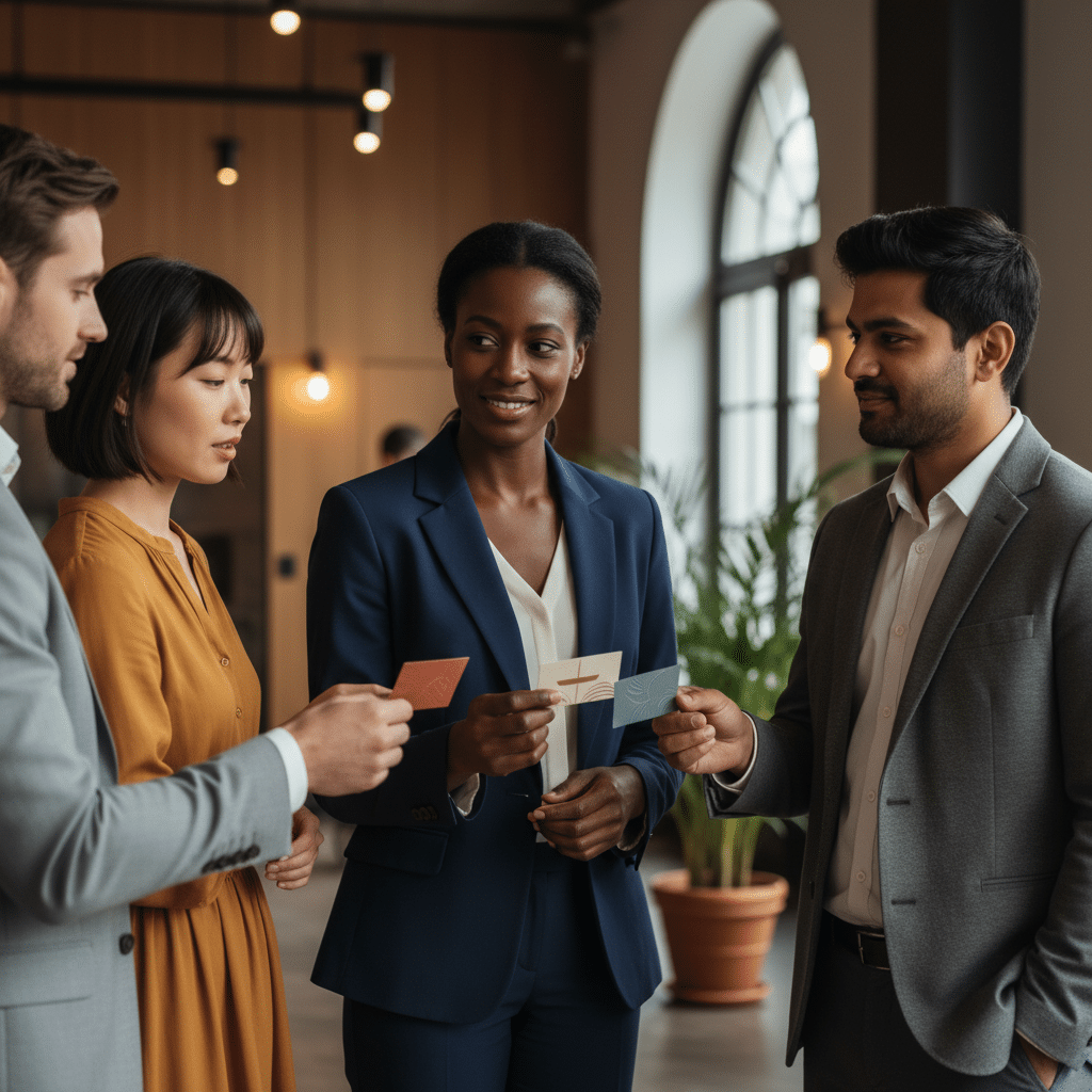 นามบัตรยุคใหม่: ออกแบบยังไงให้ลูกค้าเก็บ ไม่ใช่โยนทิ้ง - modern-business-card-design-tips