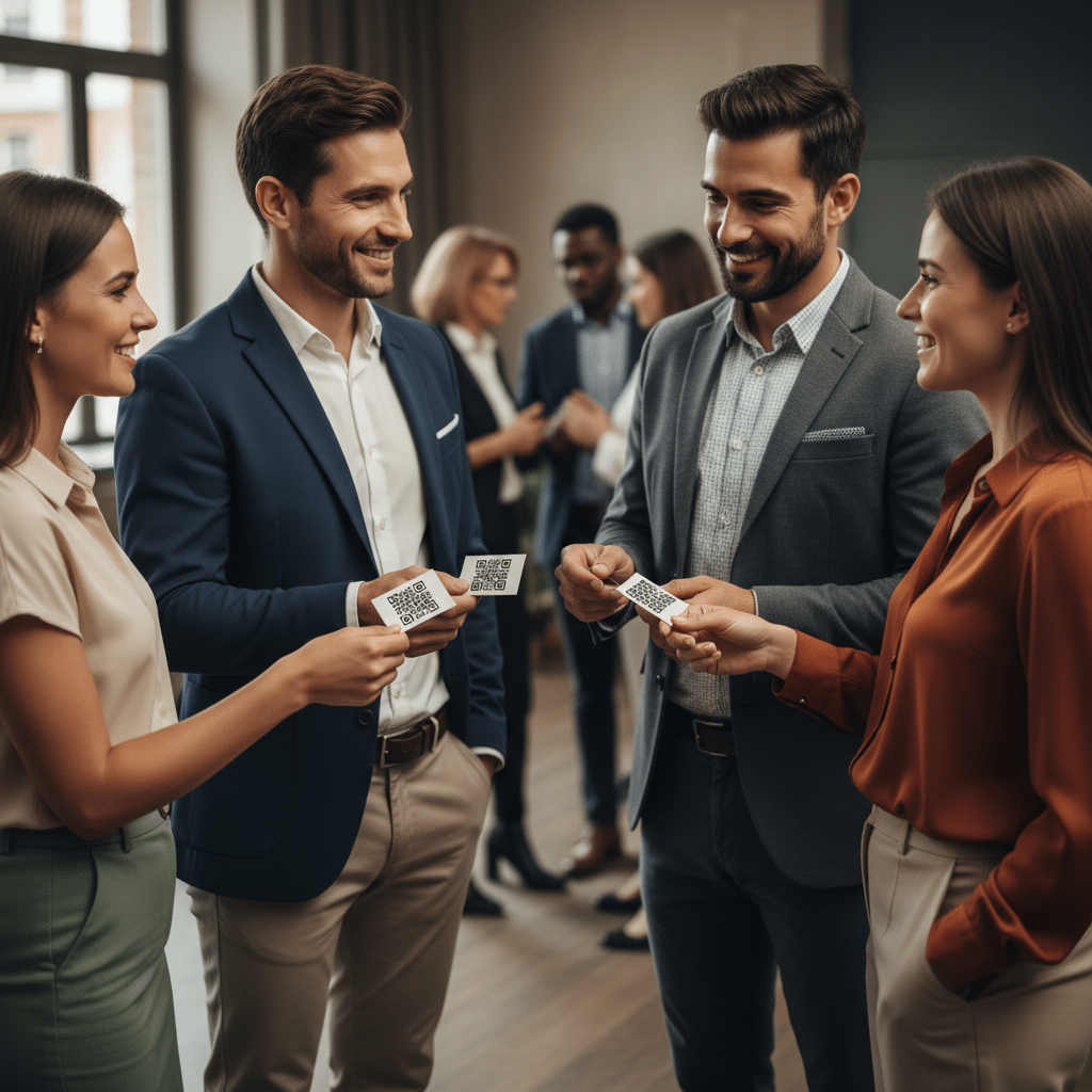 นามบัตรยุคใหม่ แจกยังไงให้ได้งาน? เทคนิค SME ปี 2026 - modern-business-card-networking-tips