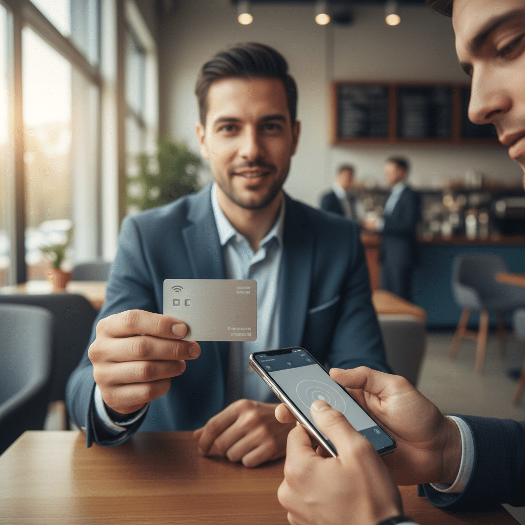 NFC บนนามบัตร: แตะปุ๊บ ติดต่อปั๊บ เทรนด์ใหม่ SME - nfc-business-card-sme-trend