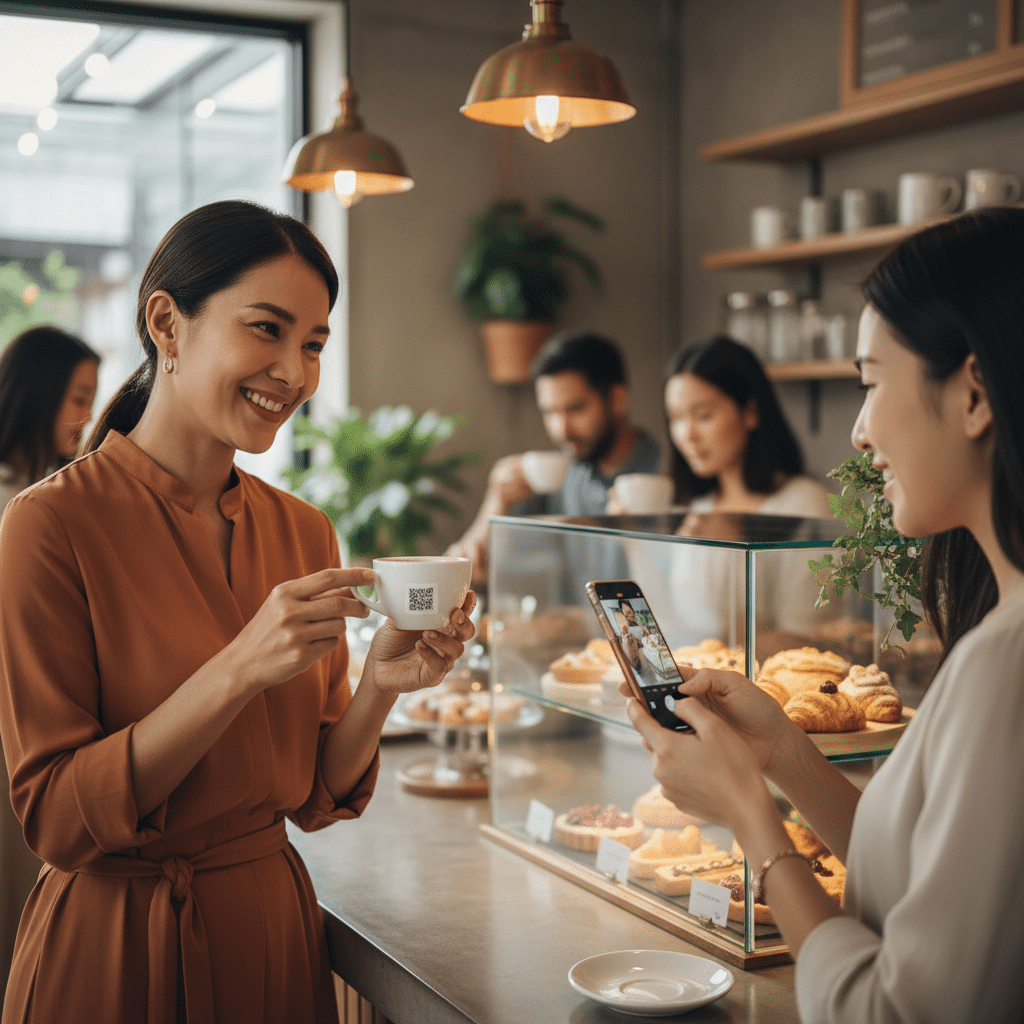 พิมพ์ยุคใหม่: สติ๊กเกอร์ฝัง NFC/QR Code การตลาดแห่งอนาคต - nfc-qr-code-sticker-marketing