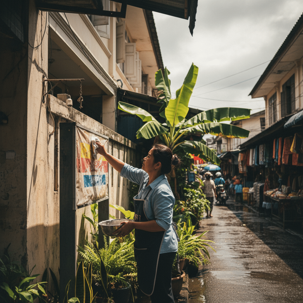 ยืดอายุ 'ป้ายหน้าร้าน' ด้วย 5 วิธีดูแลรับมือแดด-ฝนไทย - outdoor-sign-maintenance-tips-thailand