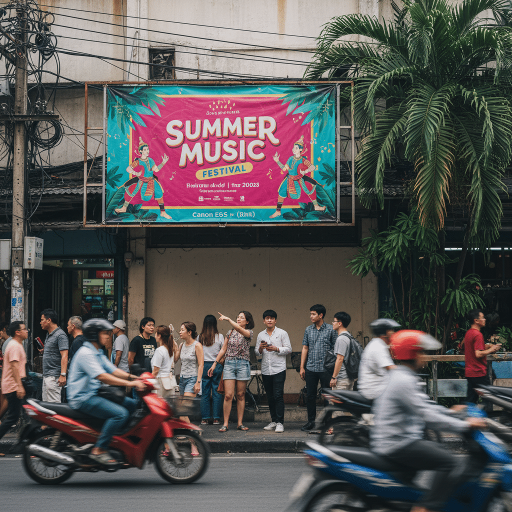 ป้ายโฆษณาทนแดดฝน! 5 วิธีดูแลให้สีสดนาน - outdoor-signage-care-tips-thailand