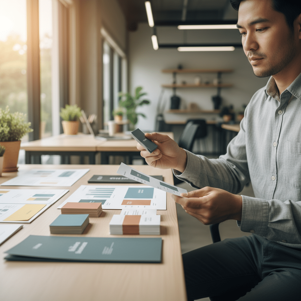 GSM กระดาษคืออะไร? SME ควรรู้ก่อนสั่งพิมพ์นามบัตร - paper-gsm-guide-sme-printing