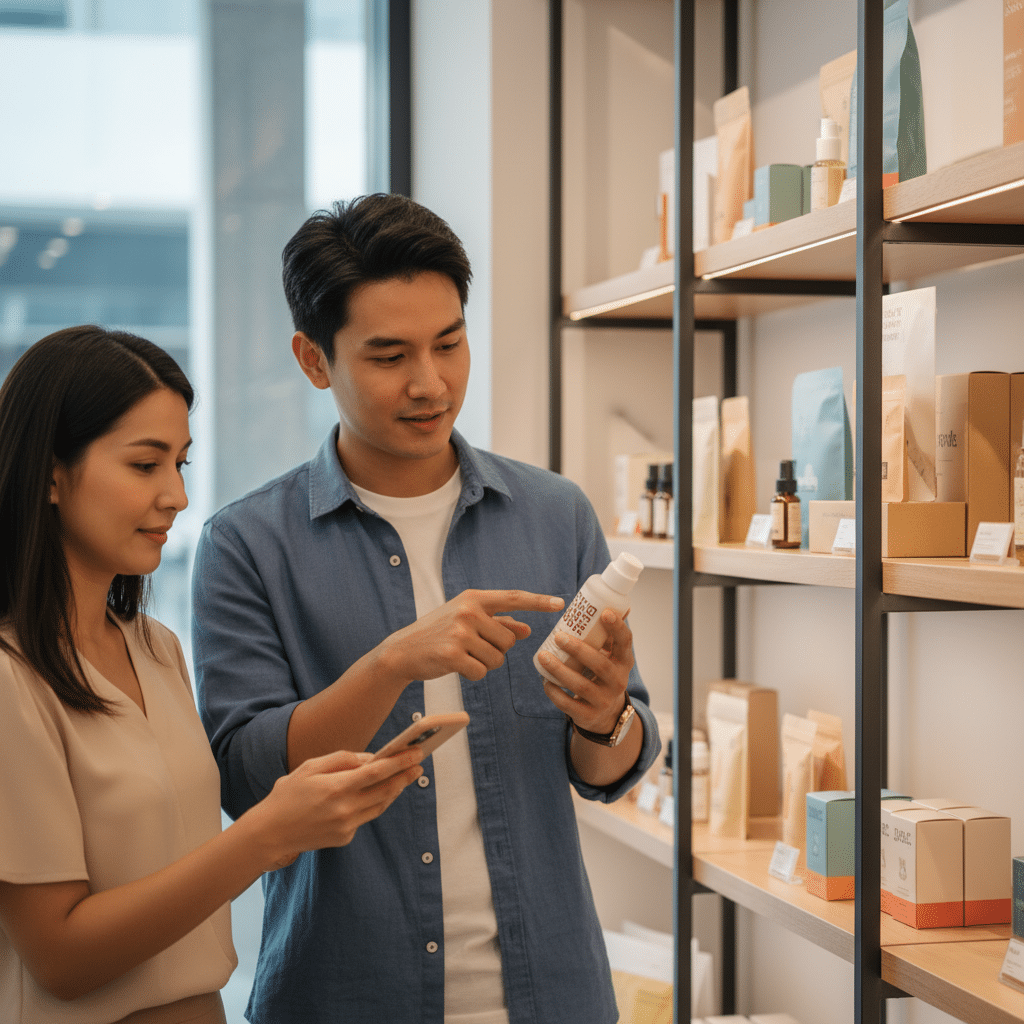 การตลาด Phygital: ใช้สื่อสิ่งพิมพ์ดันยอดขายออนไลน์ 2026 - phygital-marketing-print-online-sales