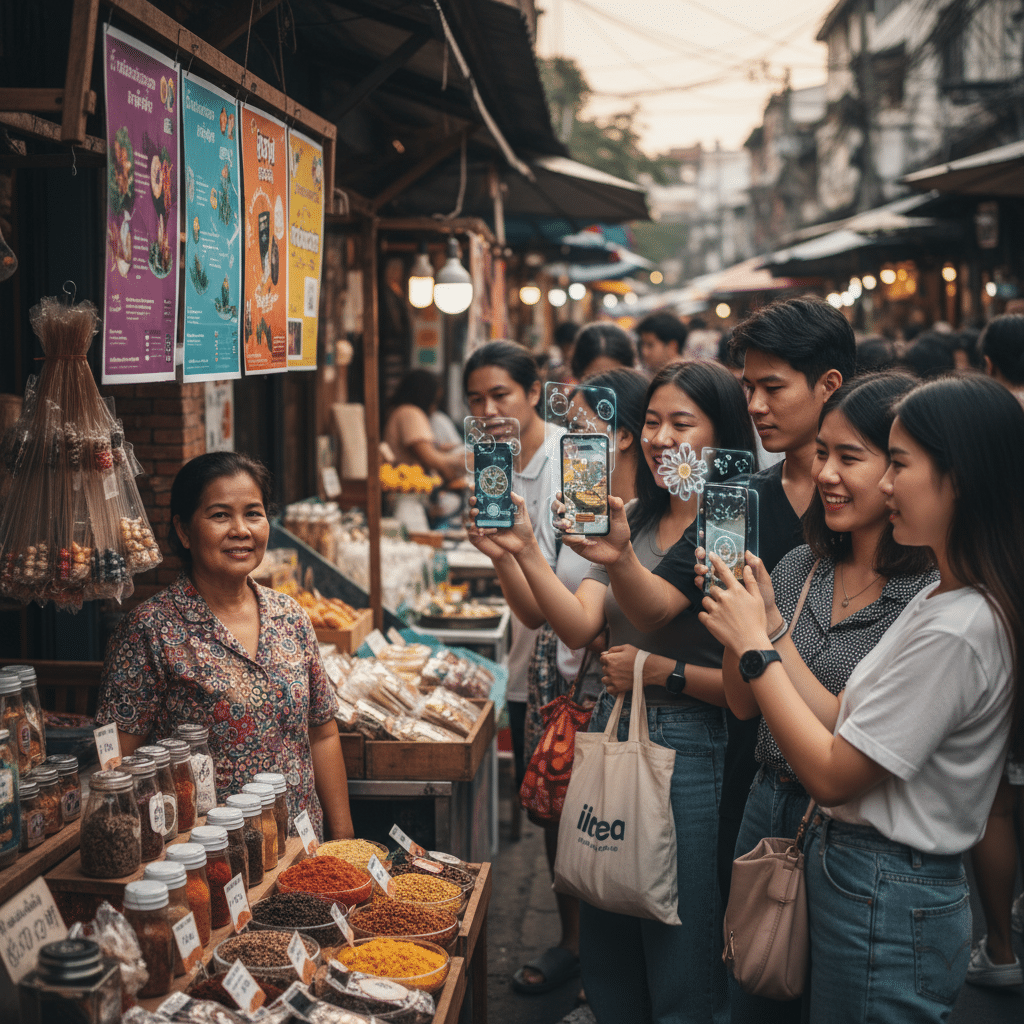 เทรนด์ Phygital 2026: ใช้สื่อสิ่งพิมพ์ดึงคนเข้าออนไลน์ - phygital-marketing-print-trend-2026