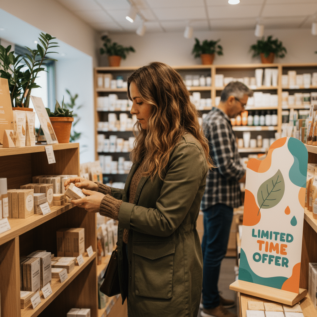 สื่อหน้าร้านมัดใจลูกค้า: เทคนิคใช้ Standee เพิ่มยอดขาย - pop-display-instore-marketing-sme