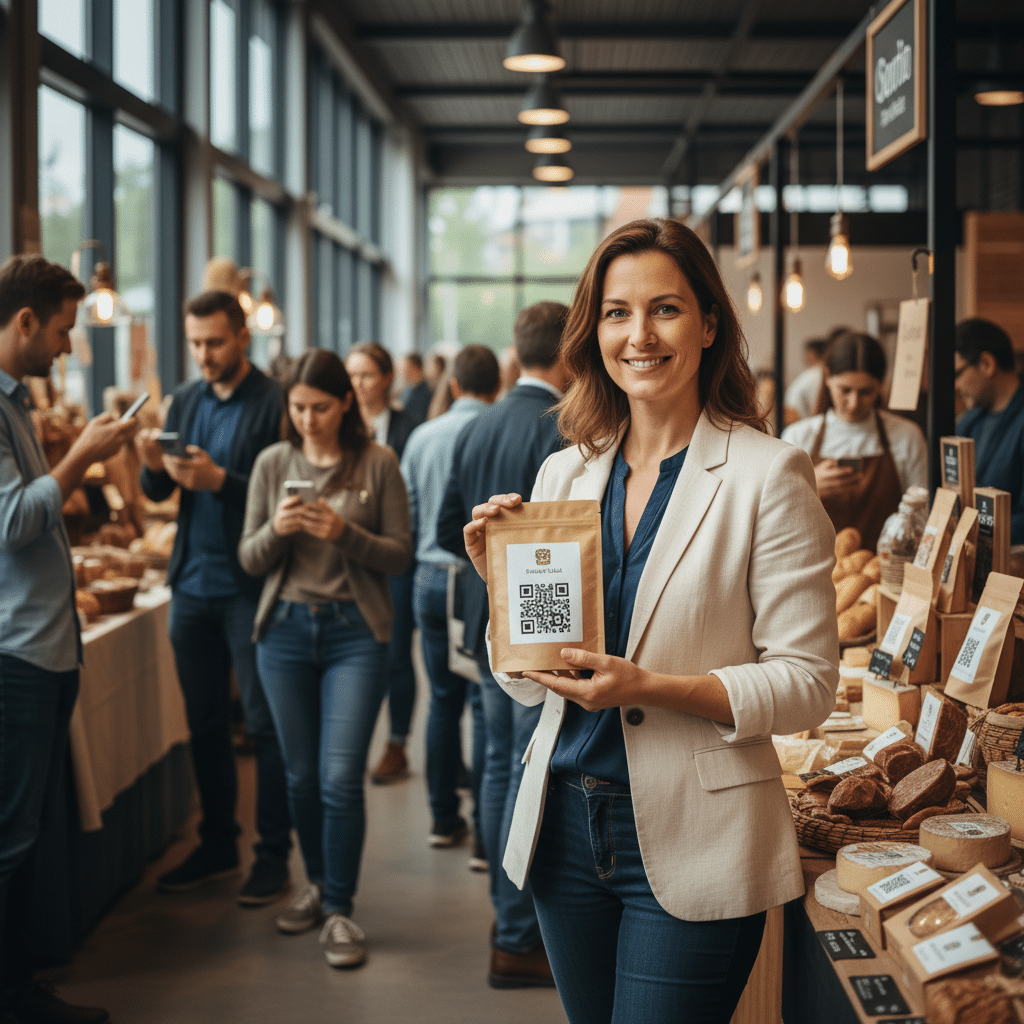 ฉลากสินค้าอัจฉริยะ: พิมพ์ QR Code/AR เพิ่มยอดขาย - qr-code-ar-label-marketing