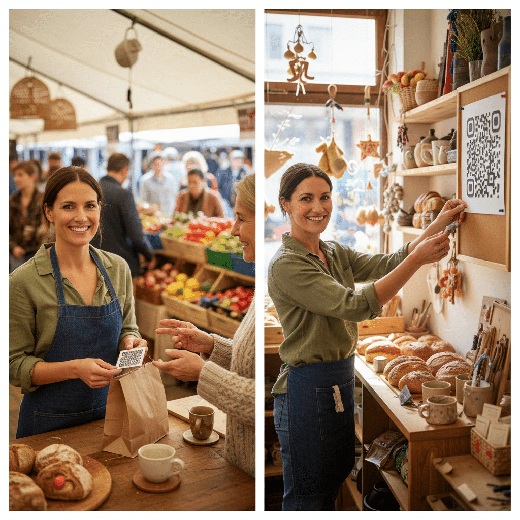 QR Code บนใบปลิว: ดันร้านค้า SME ติดหน้าแรก Google Maps - qr-code-flyer-google-maps