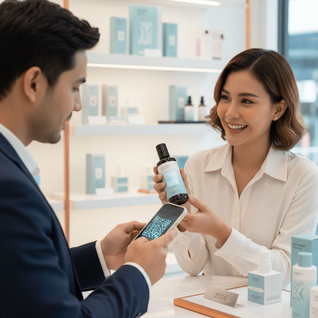 QR Code บนฉลากสินค้า 2026: ไม่ใช่แค่ลิงก์อีกต่อไป - qr-code-label-marketing-2026