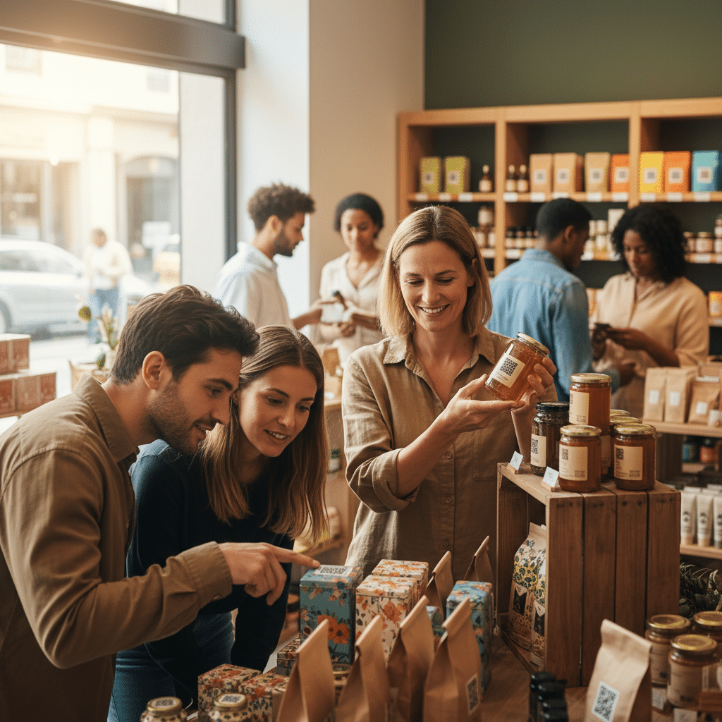 QR Code ยังไม่ตาย! ใช้บนฉลากสินค้ายังไงให้คนสแกน - qr-code-label-marketing-sme