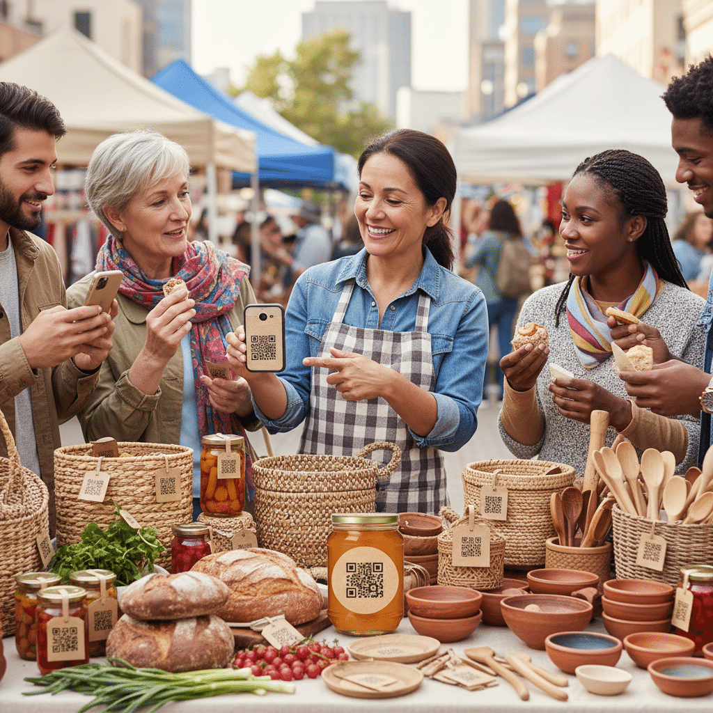 เพิ่มยอดขายด้วย QR Code บนสติ๊กเกอร์-ฉลากสินค้า - qr-code-marketing-print-sme