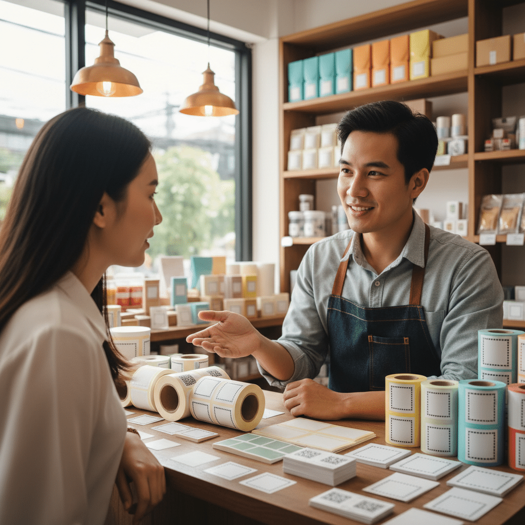 เทคนิคใช้ QR Code บนสิ่งพิมพ์ เพิ่มยอดขายทะลุเป้า - qr-code-print-marketing-sme