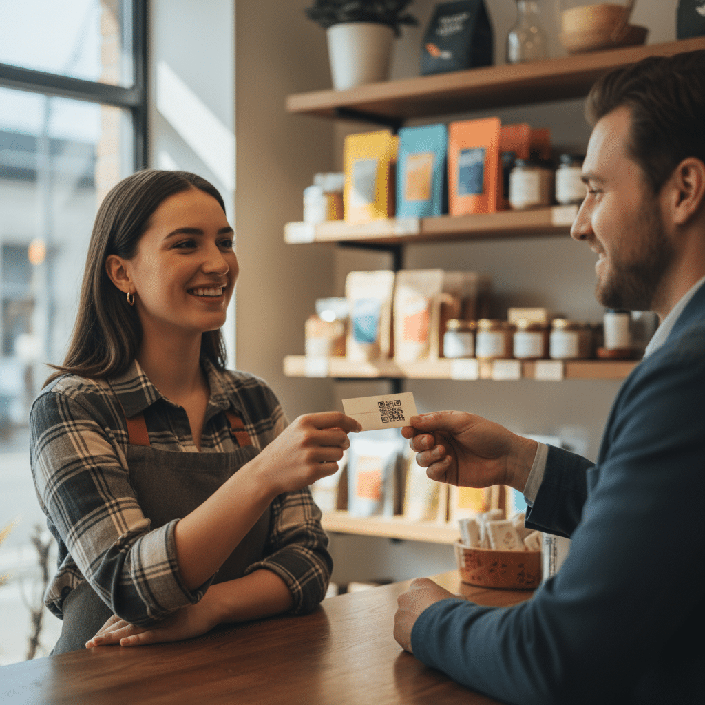 เชื่อม O2O: ใช้ QR Code บนสื่อสิ่งพิมพ์เพิ่มยอดขาย SME - qr-code-print-marketing-sme