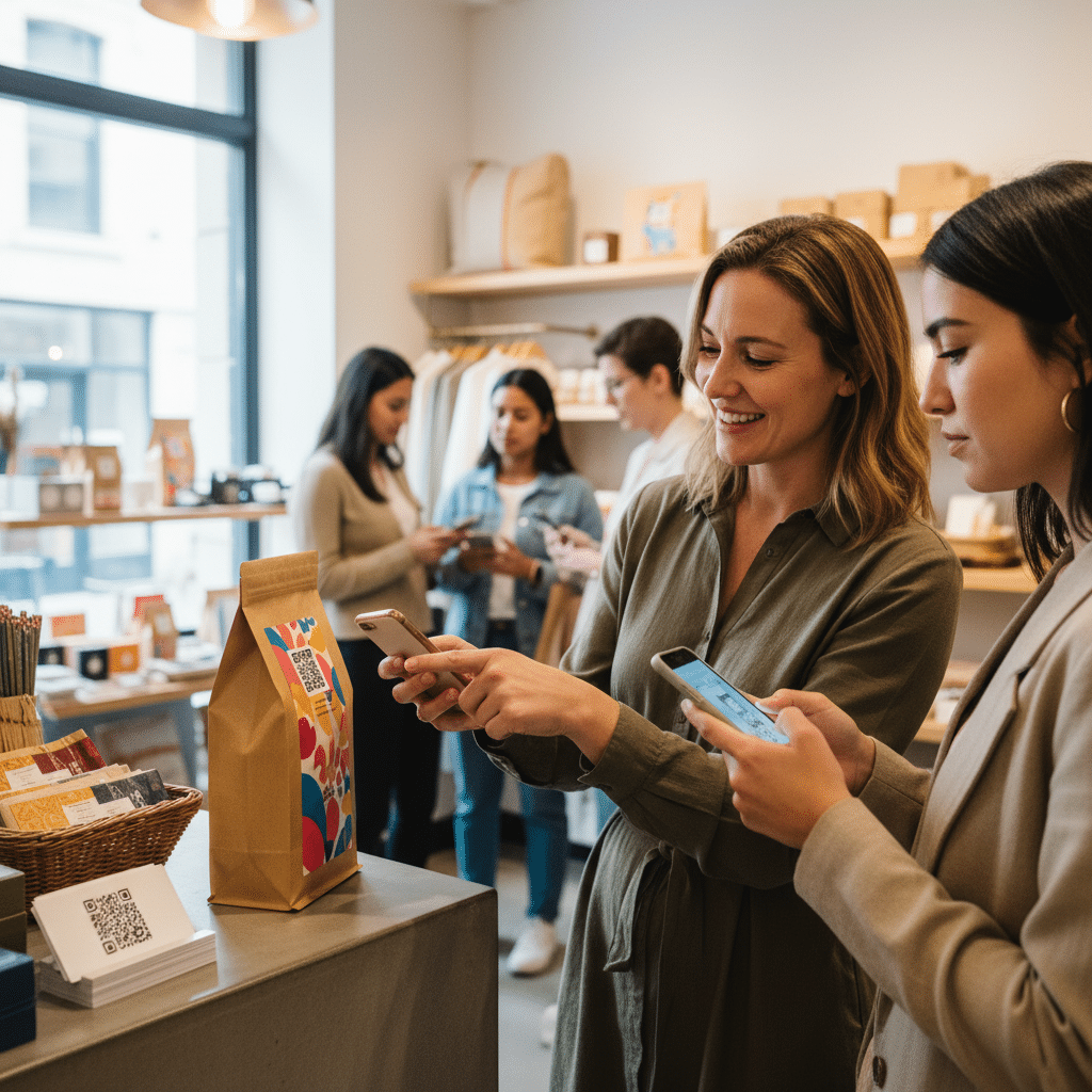 สแกนเลย! 5 ไอเดียใช้ QR Code บนสิ่งพิมพ์ เพิ่มยอดขาย SME - qr-code-print-marketing-sme