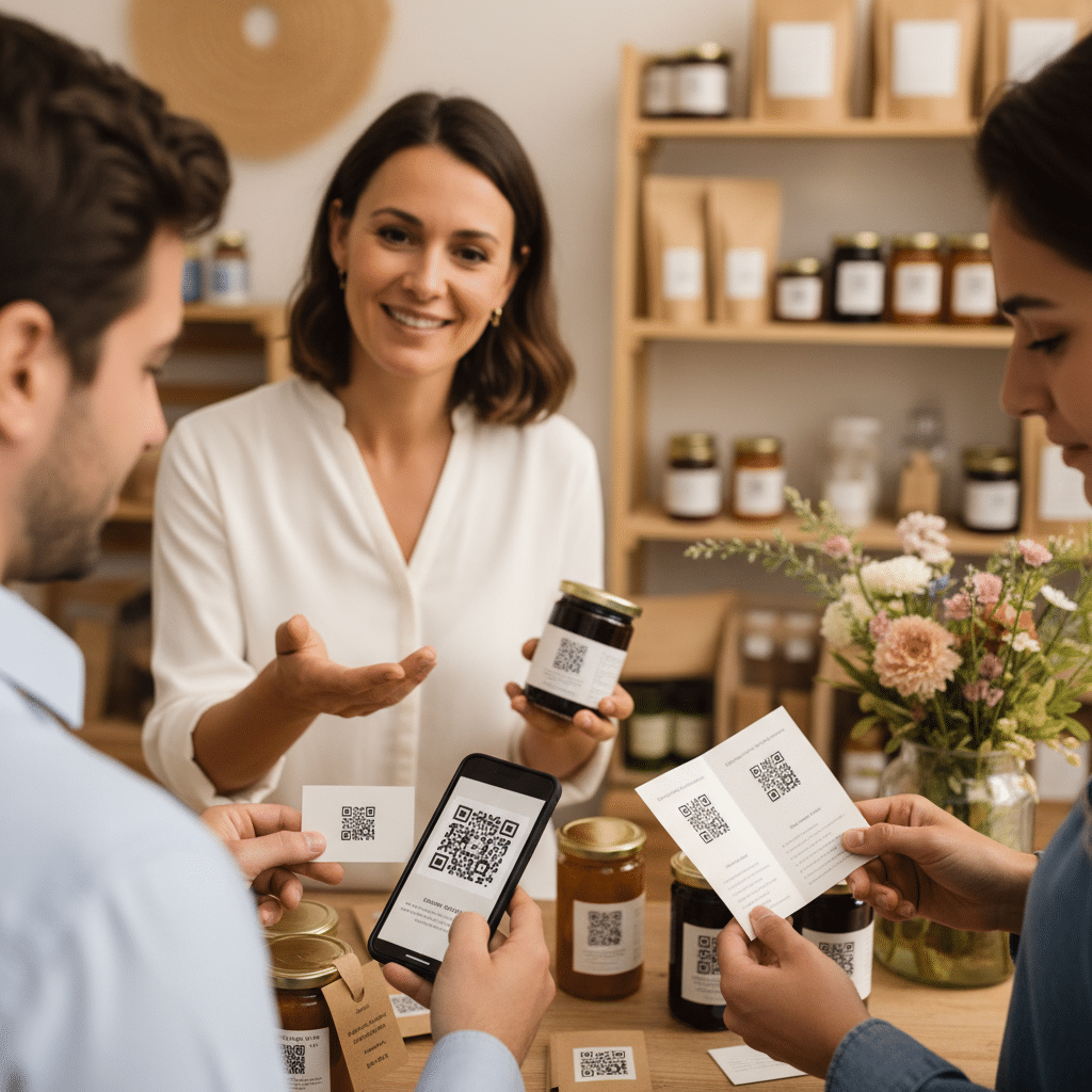 QR Code บนสิ่งพิมพ์: เปลี่ยนลูกค้าหน้าร้านเป็นยอดขายออนไลน์ - qr-code-print-marketing-sme