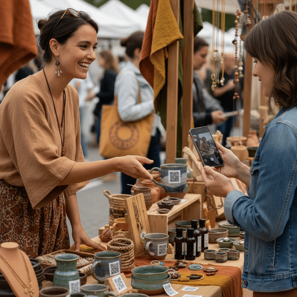 แค่สแกนก็ปัง! ใช้ QR Code บนสติ๊กเกอร์เพิ่มยอดขาย SME - qr-code-sticker-marketing-sme