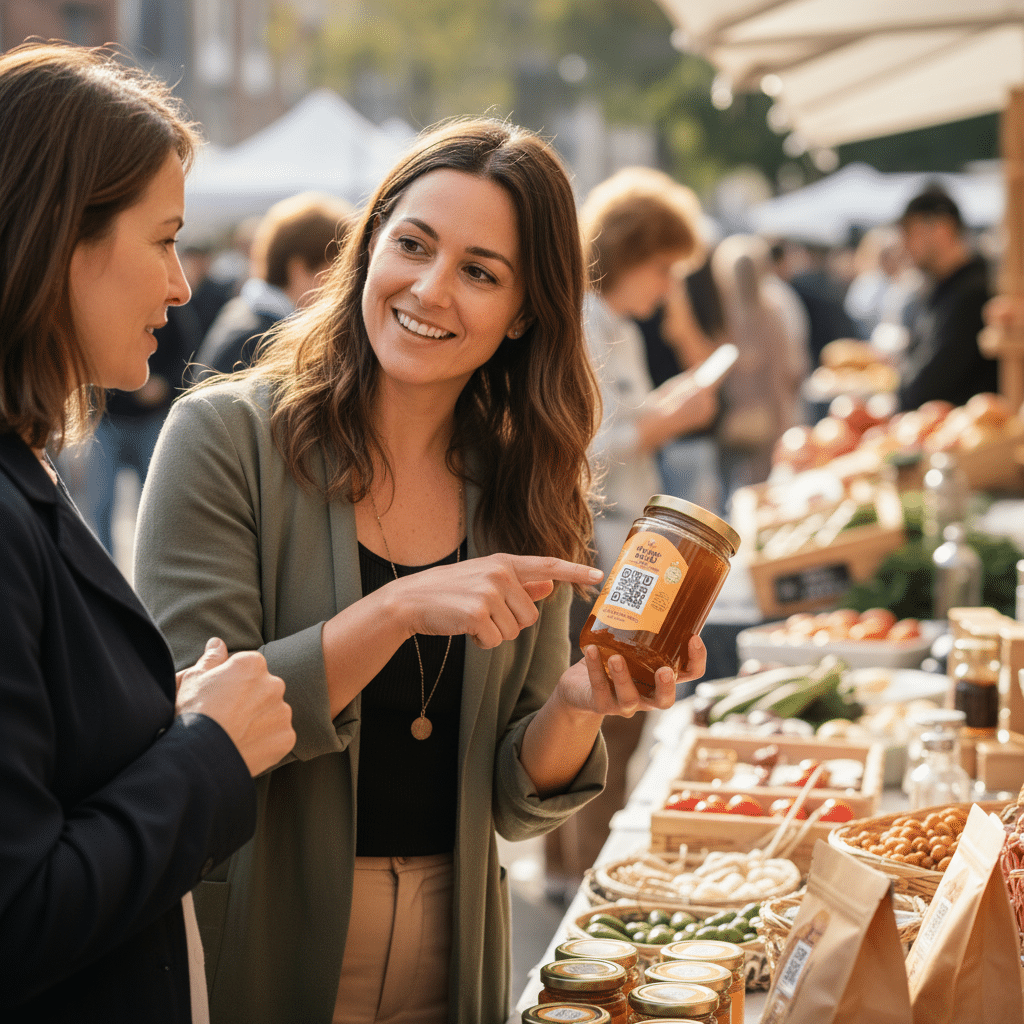 สแกนแล้วรวย! ใช้ QR Code บนสติ๊กเกอร์เพิ่มยอดขายออนไลน์ - qr-code-sticker-marketing-sme