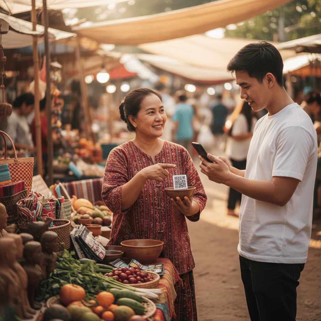 สแกนแล้วรวย! ใช้ QR Code บนสติ๊กเกอร์ทำยอดขายพุ่ง - qr-code-sticker-marketing-sme