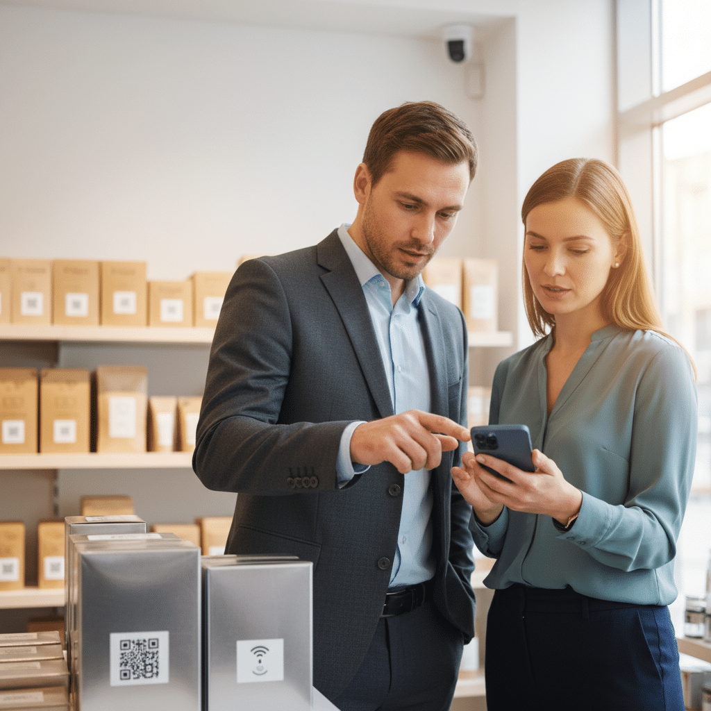 QR Code vs NFC: เลือกอะไรติดฉลากสินค้าให้เหมาะกับ SME? - qr-code-vs-nfc-label-sme