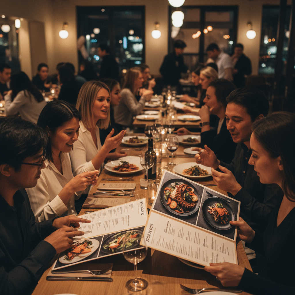 ออกแบบเมนูร้านอาหารยังไงให้ลูกค้าสั่งเยอะขึ้น - restaurant-menu-design-increase-sales