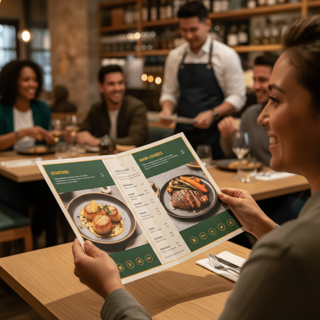 ออกแบบเมนูร้านอาหารยังไง ให้ลูกค้าสั่งเยอะขึ้น? - restaurant-menu-design-increase-sales