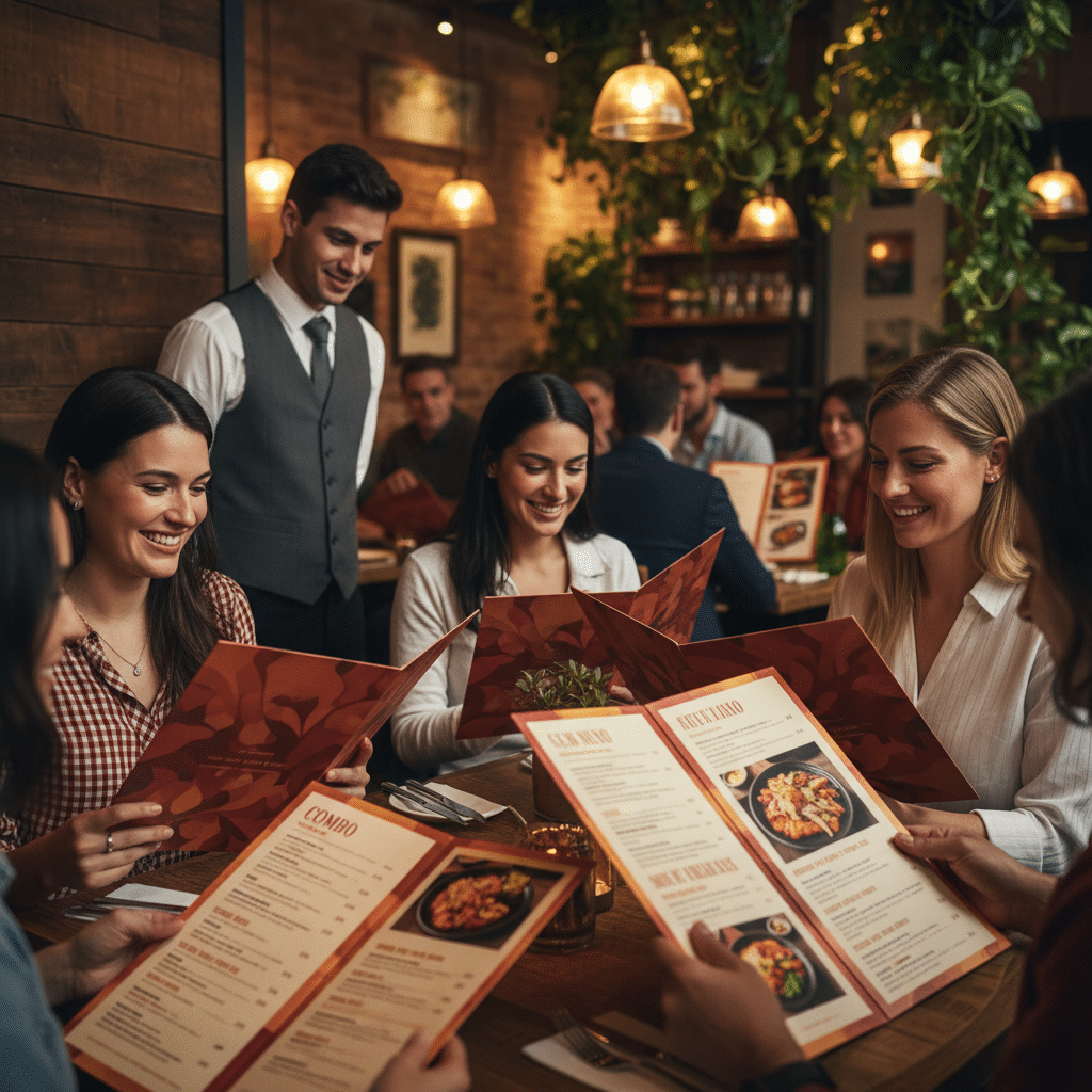 5 ทริคออกแบบเมนูร้านอาหาร จิตวิทยาสั่งเพิ่มไม่รู้ตัว! - restaurant-menu-design-psychology-tips