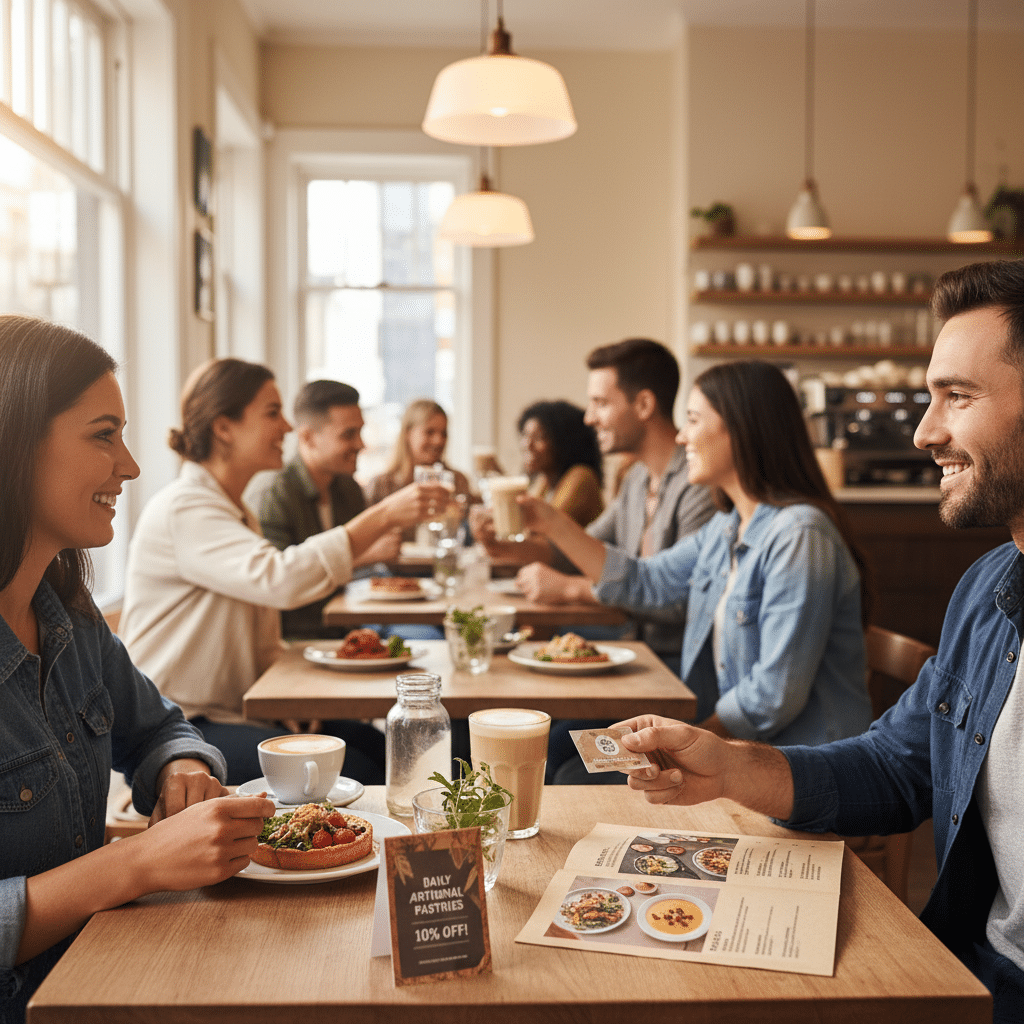 เพิ่มยอดขายร้านอาหารด้วย 5 สื่อสิ่งพิมพ์ที่ต้องมี - restaurant-print-marketing-boost-sales