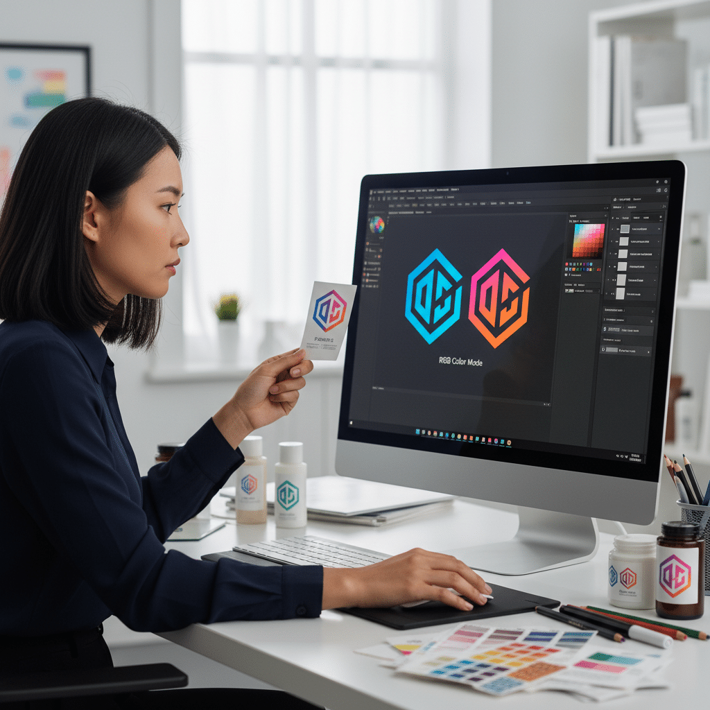 สีเพี้ยน! แก้ปัญหาสีจอกับงานพิมพ์ไม่ตรงกัน (RGB vs CMYK) - rgb-vs-cmyk-print-color-issue